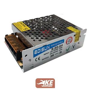 منبع تغذیه کف خواب 24 ولت 2 آمپر ادیسون مدل S-50-24