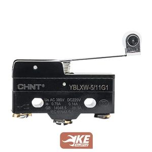 میکروسویچ ساده قرقره‌ای دسته‌بلند چینت YBLXW-5/11G1
