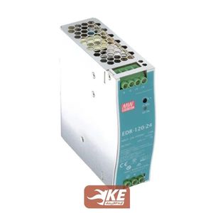 منبع تغذیه ریلی 24 ولت 5 آمپر MeanWell مدل EDR-120-24
