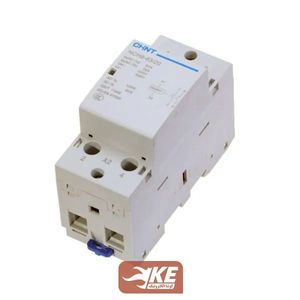 کنتاکتور ماژولار دو پل 63 آمپر بوبین 220 ولت چینت مدل NCH8-2P/63A