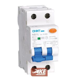 کلید محافظ جان تک پل+نول 25 آمپر ترکیبی چینت NB1L-40/1P+N