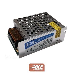 منبع تغذیه کف خواب 12 ولت 2 آمپر ادیسون مدل S-25-12
