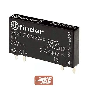 رله SSR پی‌ال‌سی 24VDC به 230VAC یک باز 2 آمپر فیندر مدل 34.81.7.024.8240