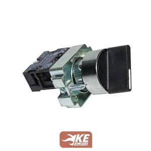 کلید سلکتوری فرمان یکطرفه فلزی ثابت چینت NP2-BD21