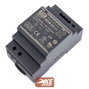 منبع تغذیه ریلی 12 ولت 4.5 آمپر MeanWell مدل HDR-60-12