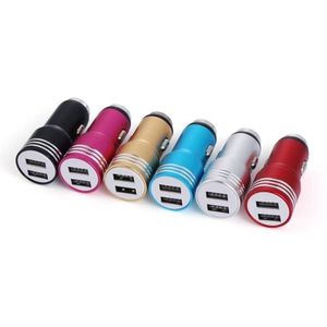 شارژر فندکی (قرمز  رنگ) دارای 2 پورت USB