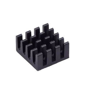 هیت سینک رزبری پای آلومینیومی مشکی سایز 14x14x7.2 میلی متر (بزرگ)