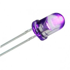 ال ای دی 5 میل بنفش UV شفاف