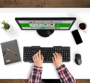 کیبورد کامپیوتر سیم دار ERSCH مدل K839