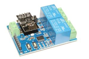 ماژول رله 2 کاناله 5 ولت با قابلیت کنترل WiFi ESP8266