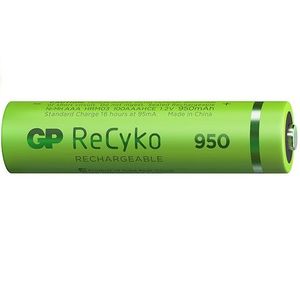 پک 2 تایی باتری نیم قلمی شارژی GP-950MA