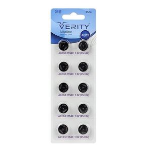 پک 2 تایی باتری ساعت AG13 برند VERITY آلکالاین