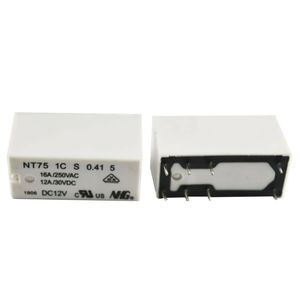 رله کتابی 1 کنتاکت 12 ولت 16 آمپر NT75-8PIN