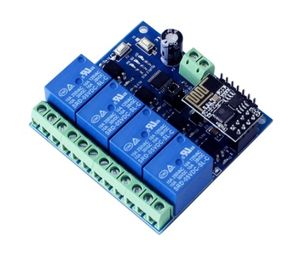 ماژول رله 4 کاناله 5 ولت با قابلیت کنترل WiFi ESP8266