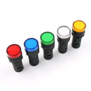 چراغ سیگنال گرد تابلویی DC-12V (آبی)