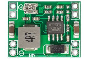 ماژول مبدل کاهنده MP1584 3A (همراه با پتانسیومتر تنظیم)