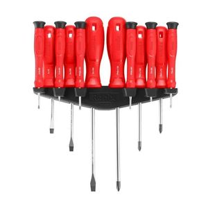 ست ترکیبی 12 تایی پیچ گوشتی و پیچ گوشتی ساعتی RONIX-RH2728