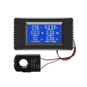 پاورمتر و مولتی فانکشن AC-220V با CT-100A مدل PZEM-022
