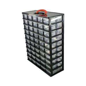 جعبه قطعات 50 کشو مشکی کیان تکنیک