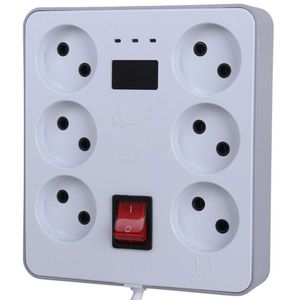 محافظ کامپیوتر 6 خانه دیجیتال تیراژه مدل M106 با طول کابل 1.8 متری