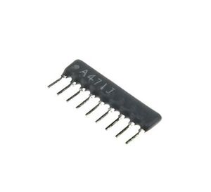 RESISTOR ARRAY 470OHMS 9PIN