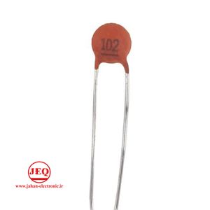 خازن عدسی 1nf 50V 2.5mm بسته 10عددی