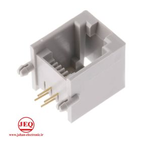 سوکت تلفنی مادگی روبردی 4 پین رایت RJ11 6P4C