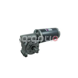 موتور دیسی گیربکس دار حلزونی دارای شفت پشت 24 ولت 74 دور بر دقیقه ساخت SPG کره جنوبی