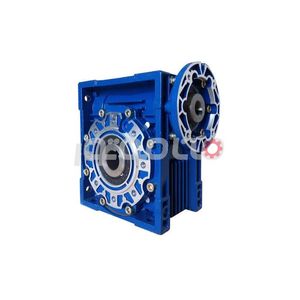 گیربکس حلزونی چینی سایز 110 نسبت 7.5 ورودی 28 خروجی 42 میلیمتر، فلنج 100B5