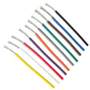 سیم افشان قلع اندود AWG20 یک متری رنگ رندوم AWG 1*20