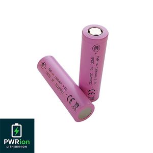 باتری لیتیوم یون 3.7 ولت 18650 ظرفیت 1800 میلی آمپر 5C برند پاوریون PWRion