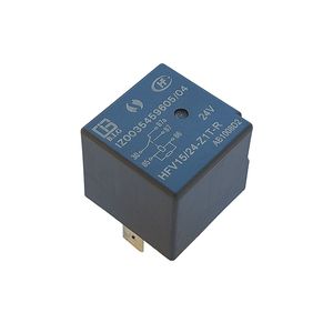 رله خودرویی 24 ولت 5 پایه 40 آمپر هونگفا (مشکی) HFV15/24-Z1T-R(136)