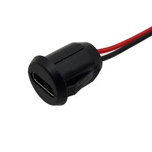 جک مادگی سیم دار USB TYPE-C