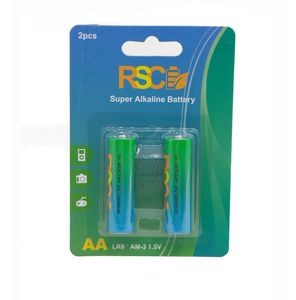 باتری قلم آلکالاین برند RSC بسته 2 عددی کارتی