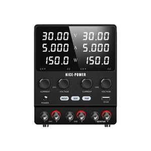 منبع تغذیه 2 کاناله 30V 5A نایس پاور SPS305-2KD