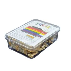 پک کامل مقاومت 1/4 وات 5 درصد بسته 1100 تایی