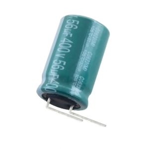 خازن الکترولیتی 56uF / 400V تایوانی مارک TAICON با طول عمر بالا