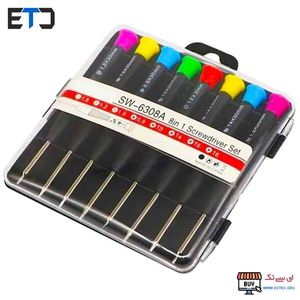 ست پیچ گوشتی تعمیر موبایل مدل SW-6308A