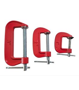 گیره کار سی C شکل نجاری کلمپ سه سایز 1-2-3 اینچ جی.اچ.پی JHP