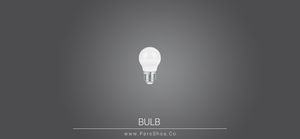 لامپ LED حبابي 3 وات E‏27 سفيدآفتابي