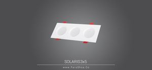 سولاریس 5*3 وات سفید