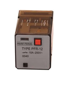 رله شیشه ای دو کنتاکت 8 پایه 220V/AC