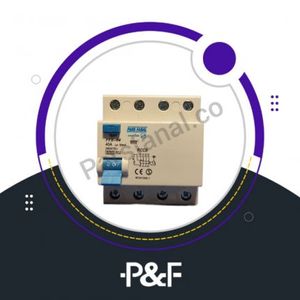 کلید محافظ جان چهارپل 40A (RCCB)