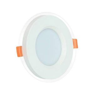 خیام پنل توکار گرد دور -شیشه10وات مهتابی SMD