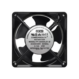 فن بلبرینگی ALUMINUM 12x12x3.8 220V 12038