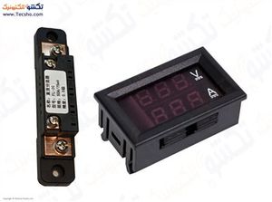 ولت متر آمپر متر شنت دار 100V 50A DC
