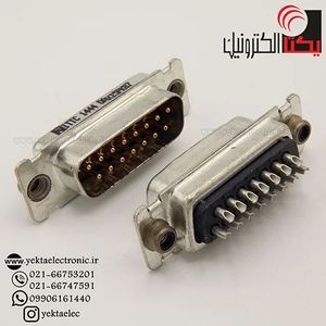 دی کانکتور کابلی نظامی نری 15 پین (DB15 DAX-15P-A197 ITT )