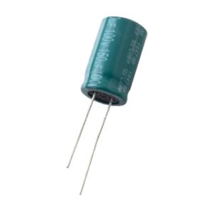 خازن الکترولیتی 150uF / 100V تایوانی مارک TAICON با طول عمر بالا