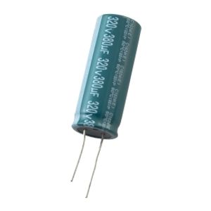 خازن الکترولیتی 380uF / 320V تایوانی مارک TAICON با طول عمر بالا