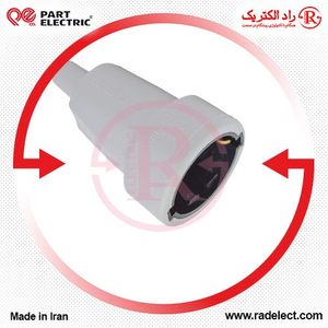 کابل و پریز برق خروجی ترانس برق 5kVA تک فاز